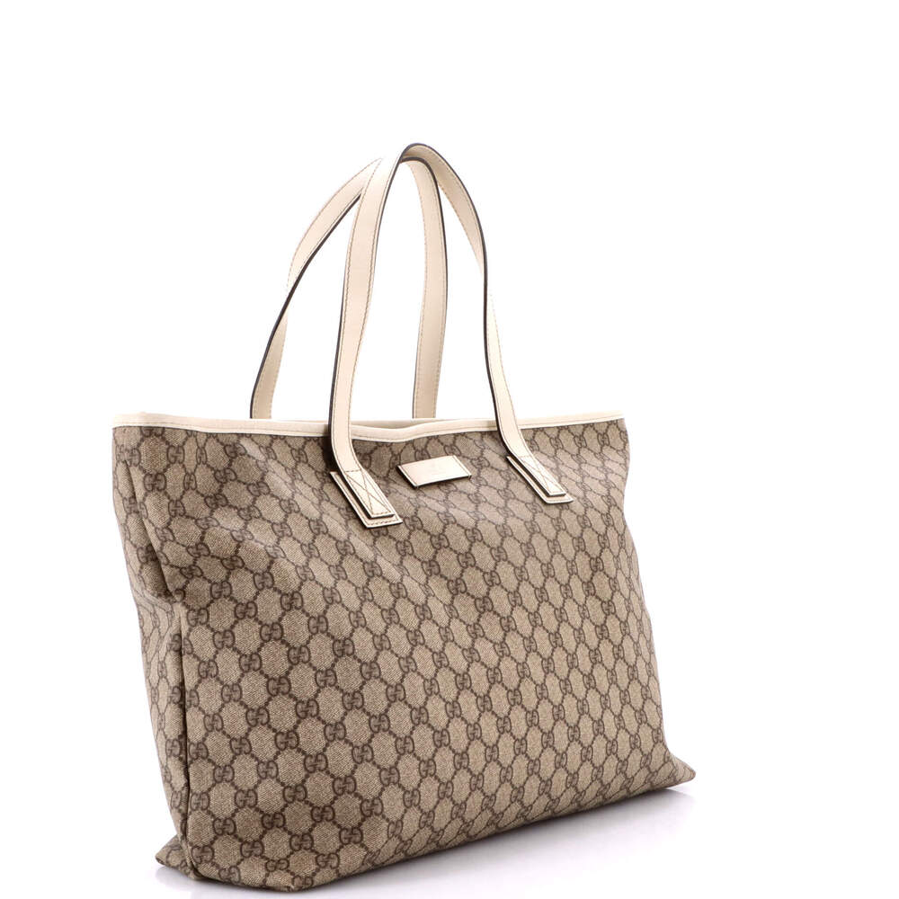 Gucci Plus Tote Gg Coated Canvas With #224266G13B - Picture 2 of 8